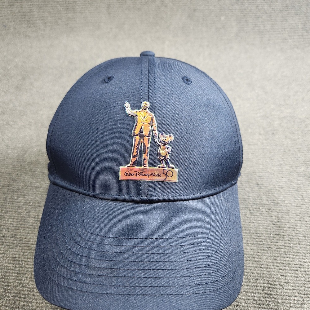 Nike Golf Walt Disney World Hat Adult Strapback Legacy 91 Dri Fit Rare‎ Blue Cap